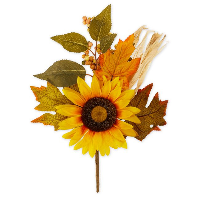 Fall, Harvest Decorative Pick, Yellow Sunflower, by Way To Celebrate | Walmart (US)