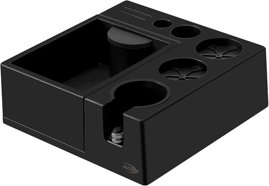 IKAPE Espresso Knock Box, Espresso Coffee Organizer Box Fit for Storage 51, 54, 58MM Espresso Tam... | Amazon (US)