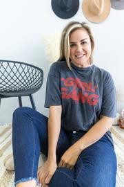 Girl Gang Tee | Pink possum