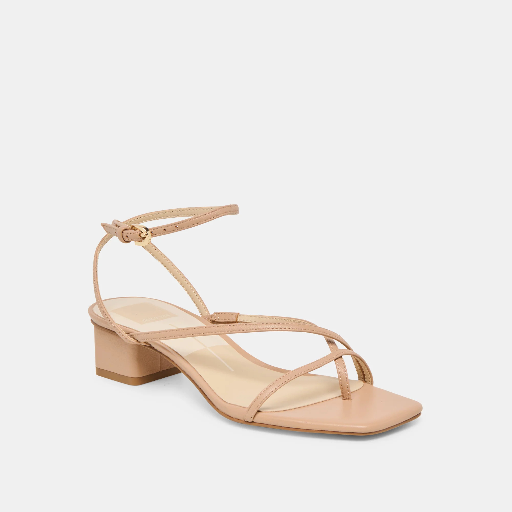 Karlos Sandals Lt Tan Leather | DolceVita.com