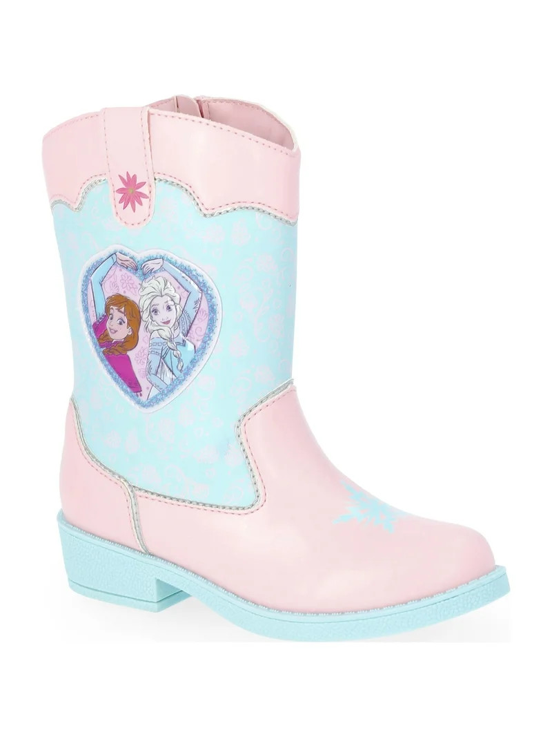 Disney Frozen Toddler Girls Western Cowboy Boots | Walmart (US)