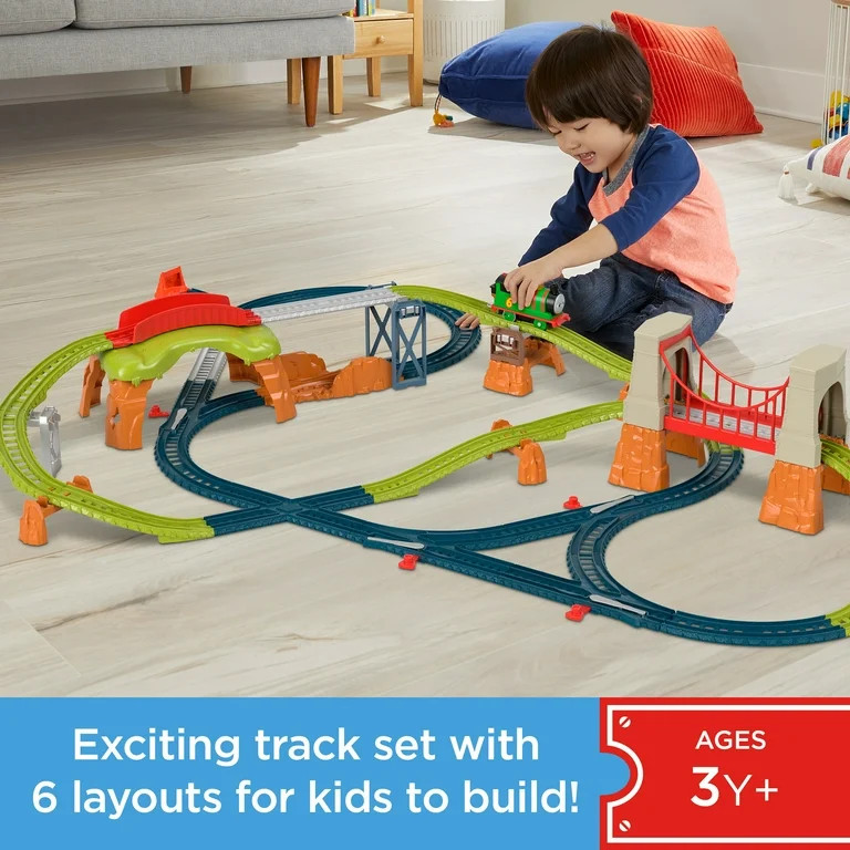 Thomas & Friends Percy 6-in-1 Set with Motorized Percy Train Play Vehicle, Track & Play Pieces | Walmart (US)