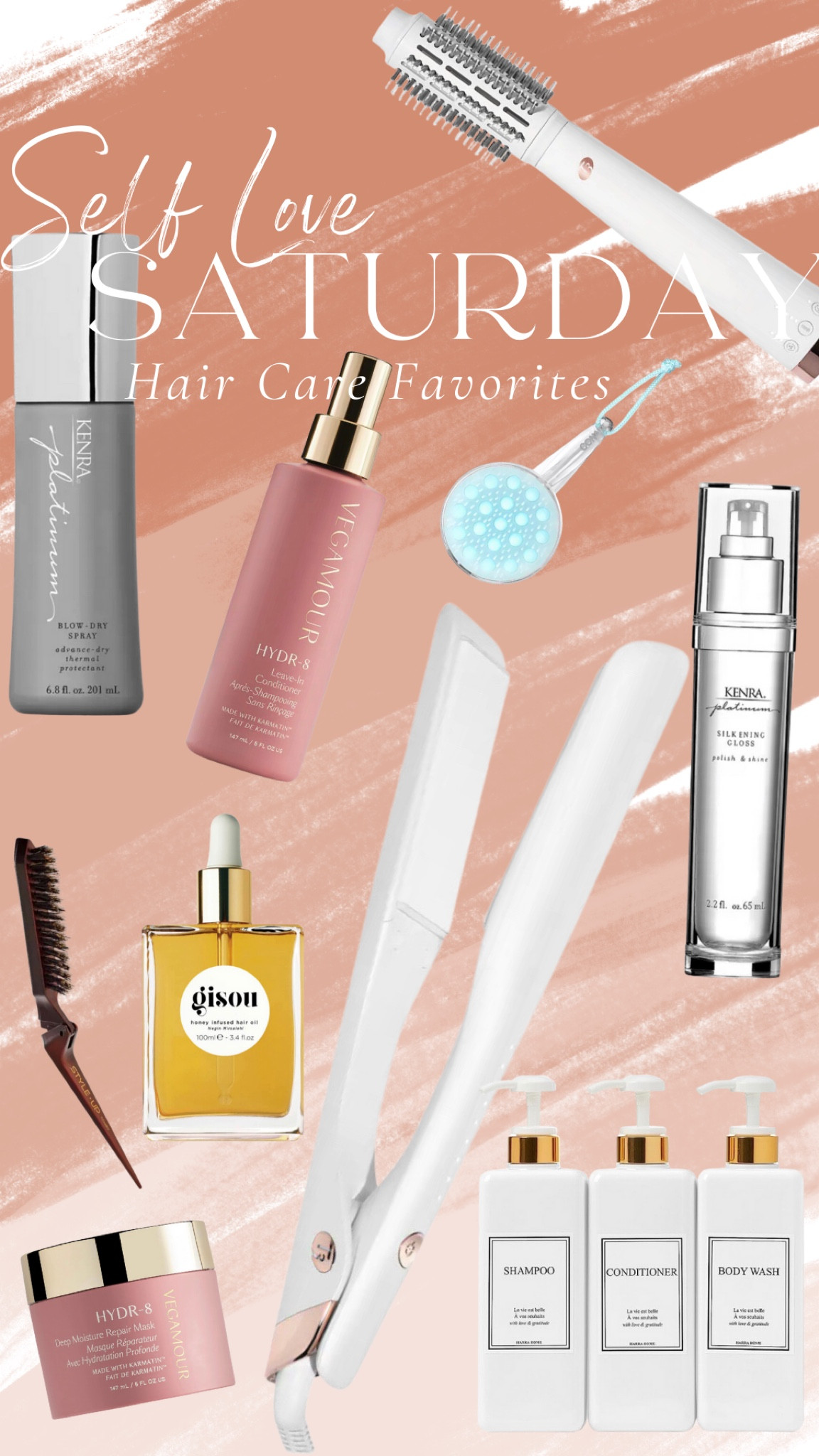 Happy Self Love Saturday!! My Current Hair care Favorites!! 
I recently was in need of a new straightener I tried both GHD and T3 and loved them both but went with T3 for sleekness, &ability to personalize settings. These new products smell so good and make my hair so soft and healthy!

#LTKFind #LTKbeauty