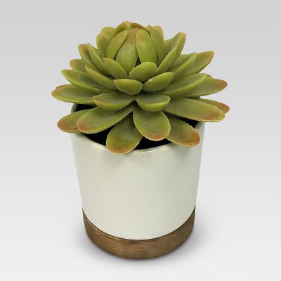 Artificial Plant in White Pot Small - Threshold™ | Target
