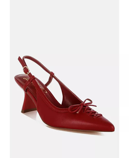 Danvers Kitten Heel Pointy Slingbacks | Macy's