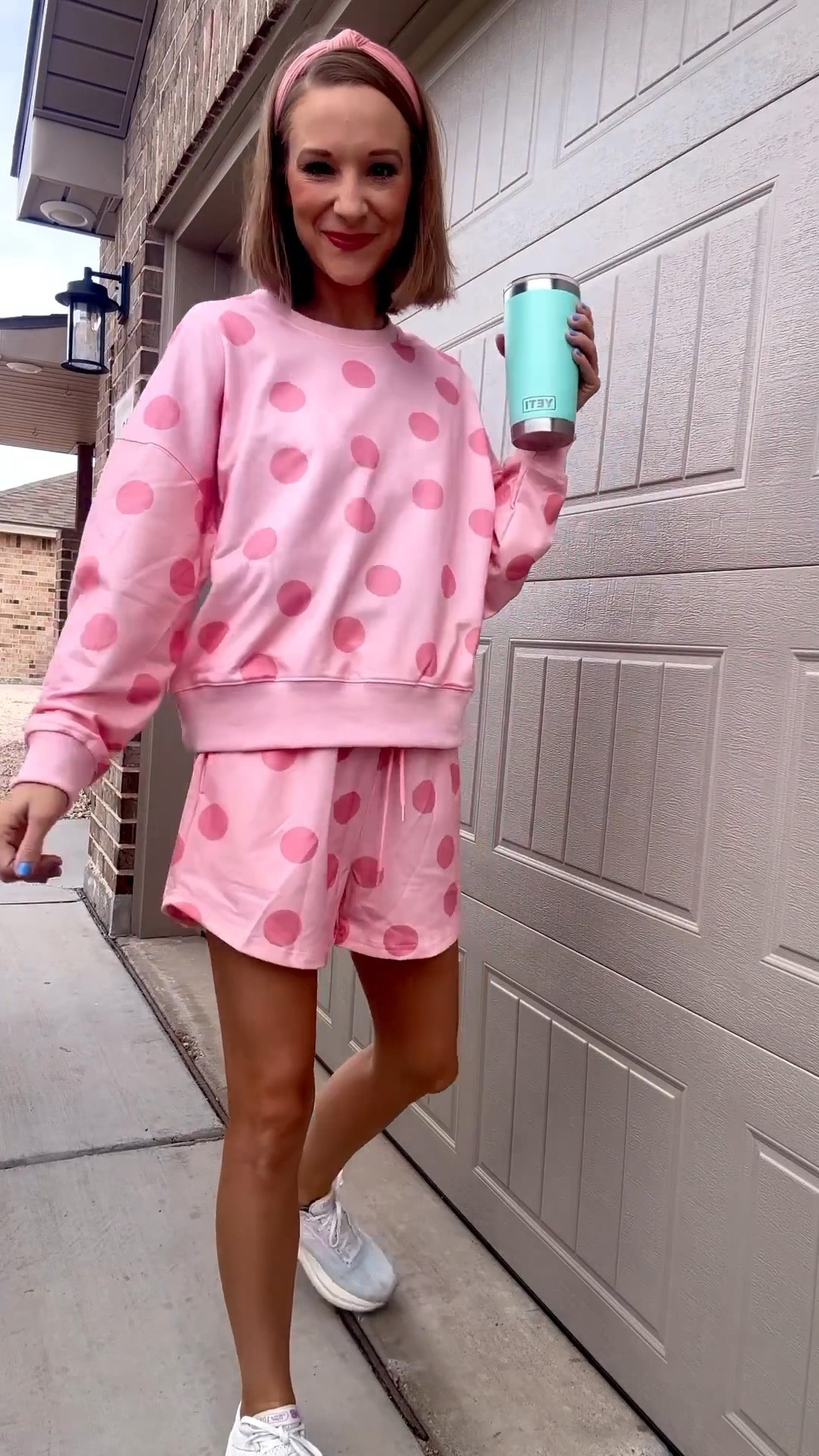 The actual cutest polka dot set ever 🩷😍🌷