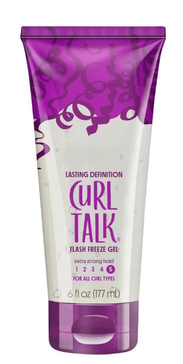 Curl Talk Flash Freeze Hair Gel, Extra Strong Hold Level 5, 6 fl oz | Amazon (US)