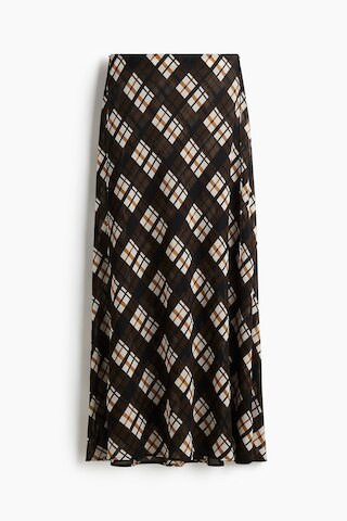 H & M - Chiffon maxi skirt - Brown | H&M (UK, MY, IN, SG, PH, TW, HK)