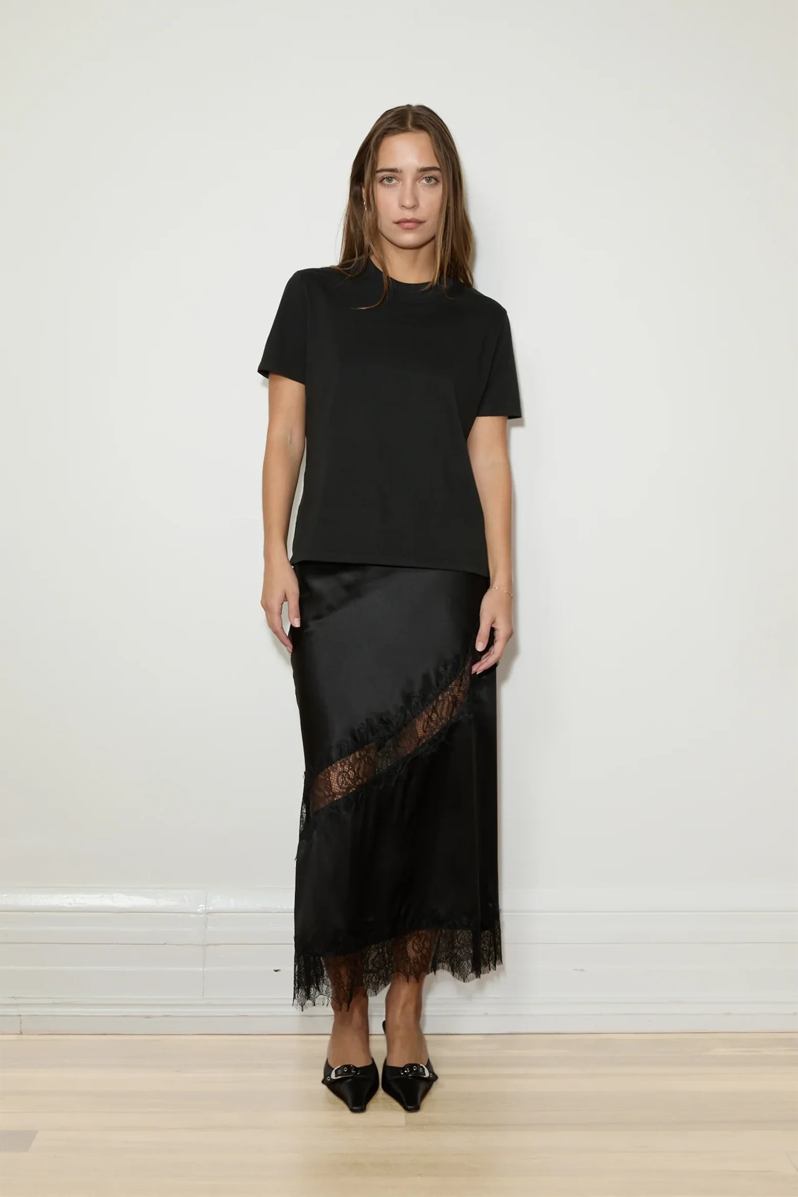 silk lace midi skirt | The New Trend (Australia & New Zealand)