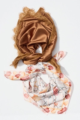 Satin Hair Scarves, Set of 2 | Anthropologie (US)