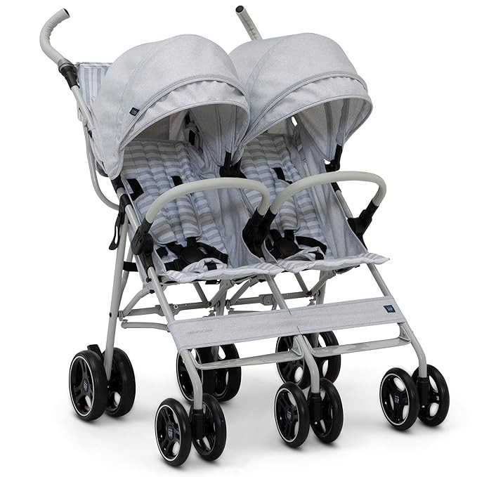 GAP babyGap Classic Side-by-Side Double Stroller - Lightweight Double Stroller with Recline, Exte... | Amazon (US)