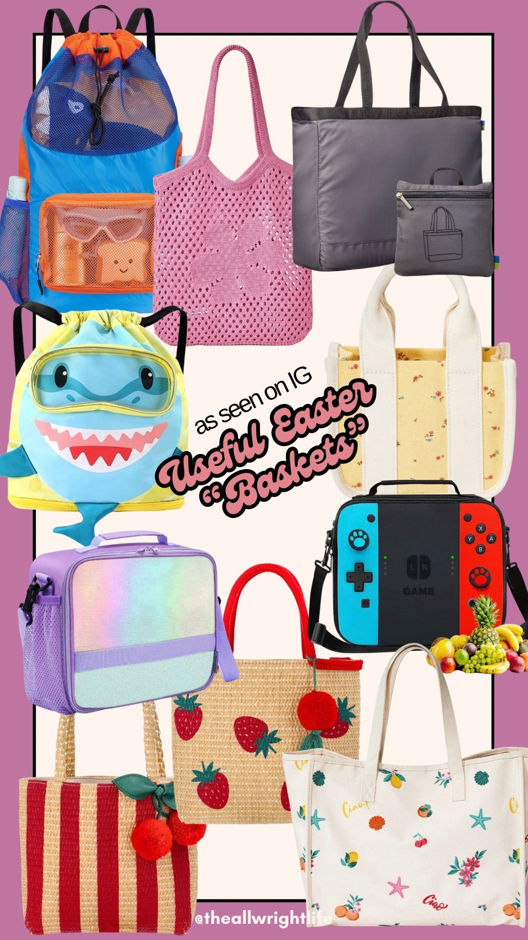 Useful Easter baskets for kids.

Easter basket ideas for boys
Easter basket ideas for girls
Easter basket fillers
Easter basket stuffers


#LTKmomlife #LTKKids