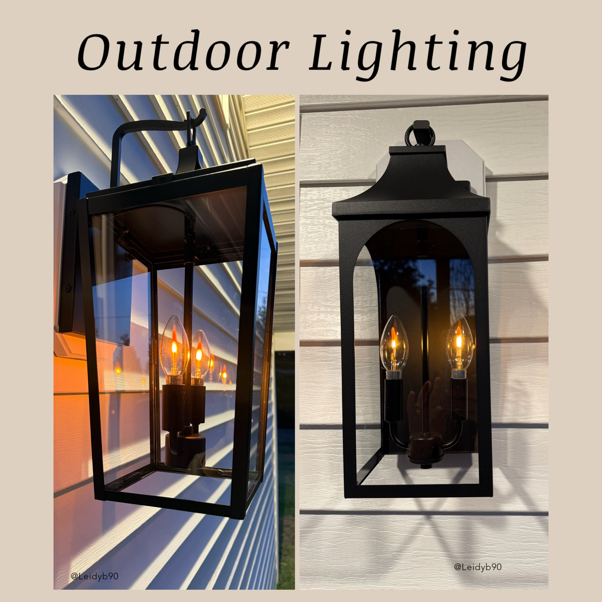 Affordable Outdoor Lighting ✨ blank lantern, outdoor lighting, front door sconces, back door light fixture, garage light, fleak lightbulb, amazon finds, Home Depot

#LTKHome #LTKSeasonal #LTKSaleAlert