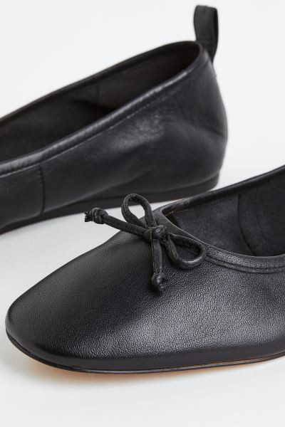 Leather ballet pumps | H&M (UK, MY, IN, SG, PH, TW, HK)
