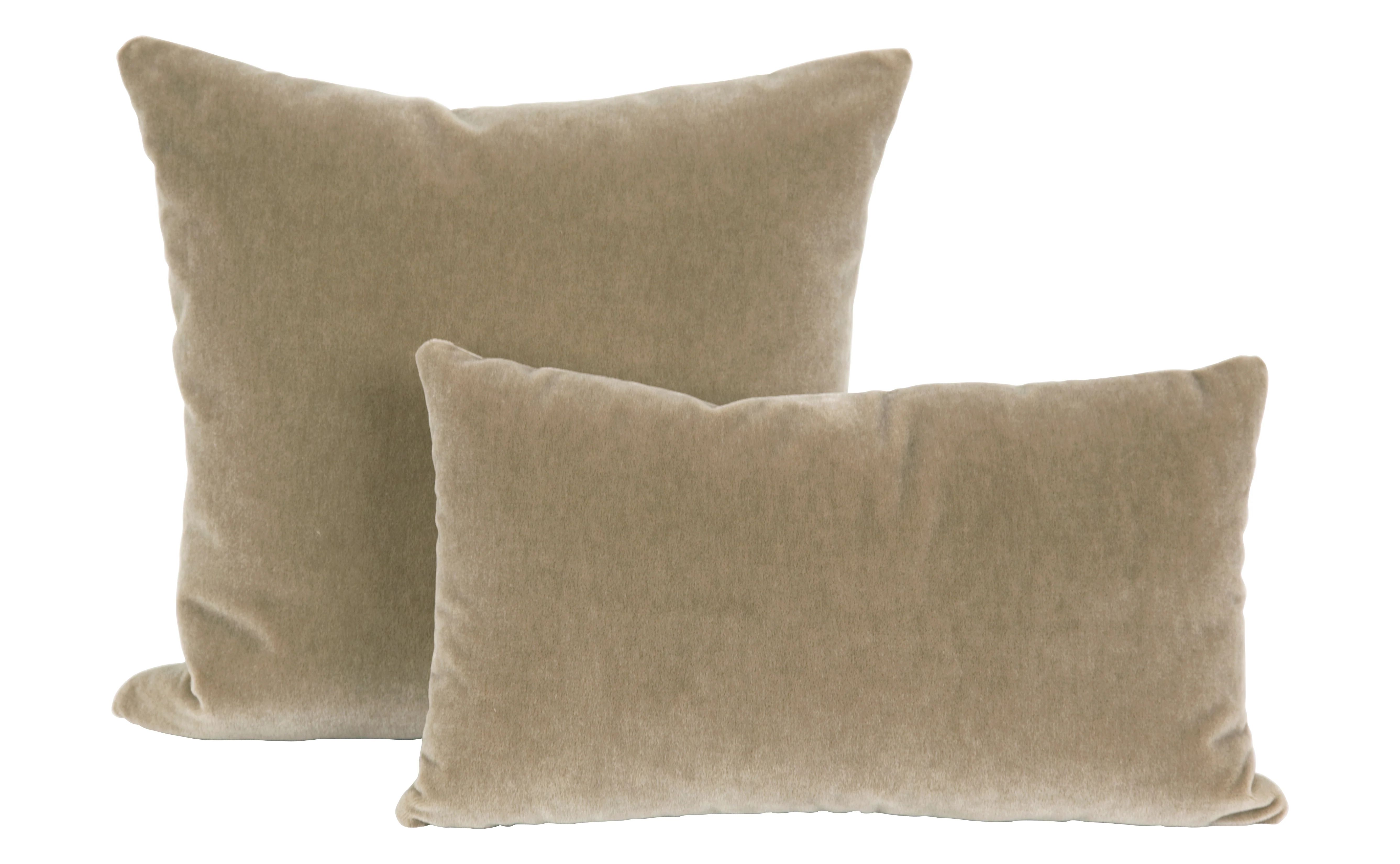 Cement Mohair Pillows | Jayson Home