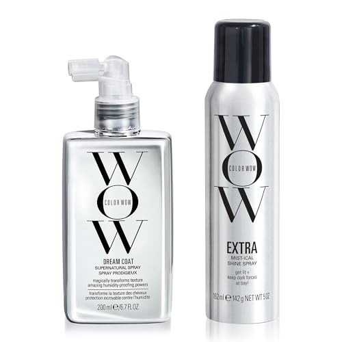 COLOR WOW Best Glass Hair Duo, EVER!- Achieve TikTok's most viral hair trend with our award-winning DREAM COAT and EXTRA MYSTICAL SHINE SPRAY for mirror-like shiny hair | Amazon (US)