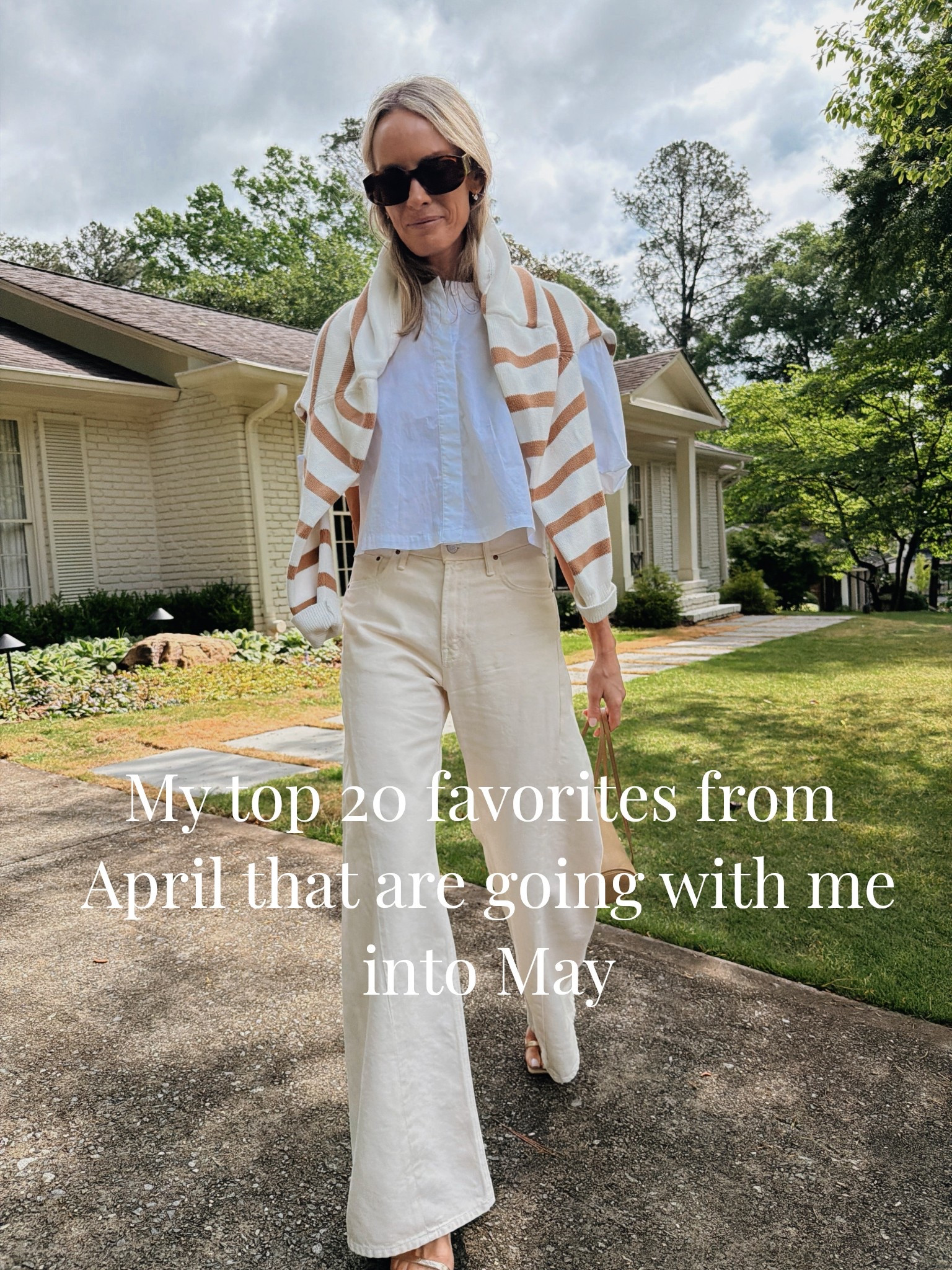 I hate to pick favorites but these might be my faves from April….
Size 25 jeans 
Small gap 
S Walmart 
Small Zara 
Small Amazon jacket 
M Amazon sweatshirt 
Medium Amazon coverup 
Small target shorts
Small Zara dress
