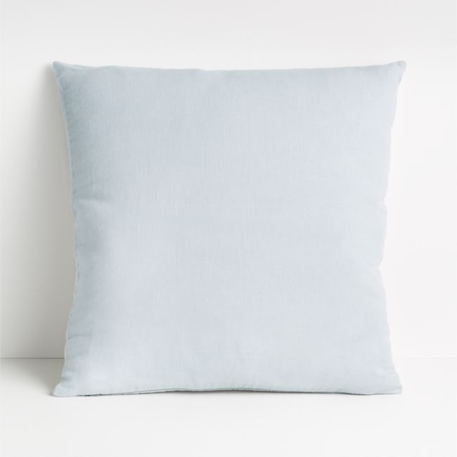Linen Mist 20" Pillow Cover | Crate & Barrel