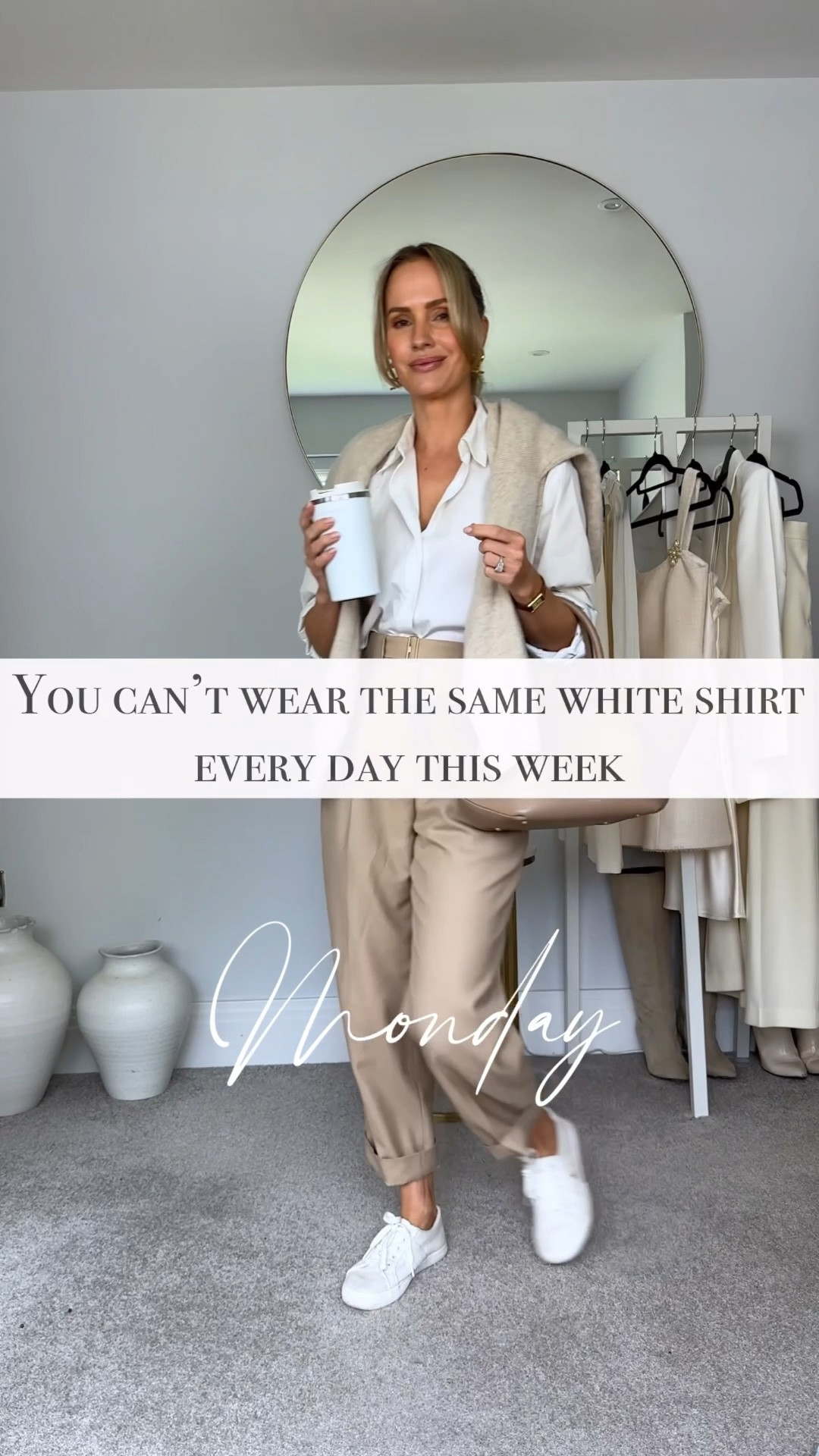 Can you wear the same white shirt for 5 days in a row?
I’m saying yes — yes you can. (I’m not saying don’t wash it in between… 😅)
But if this isn’t proof that a white shirt is one of the most versatile pieces you can own, I don’t know what is.
Anything else you’d like to see styled for a week? 🤍
All info in comment 1
#tessmontgomery #whiteshirt #capsulewardrobe #elegantstyle