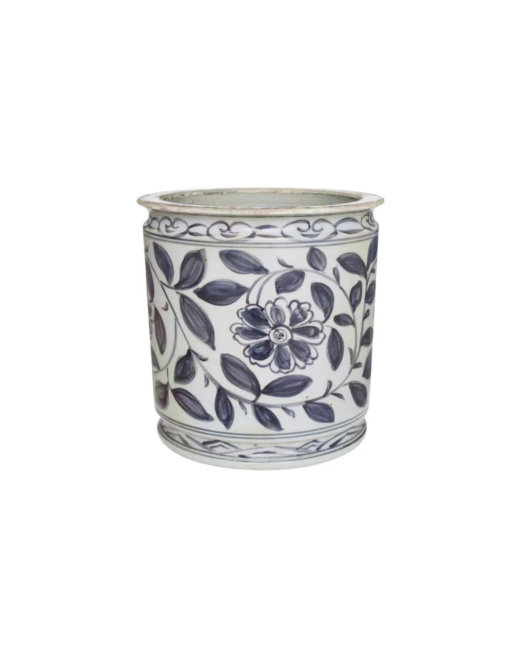 Provence Floral Pot - Grey | Brooke & Lou | Brooke and Lou