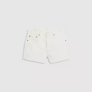 501® Original Fit High Rise Women's Shorts - White | Levi's® US | Levi's US