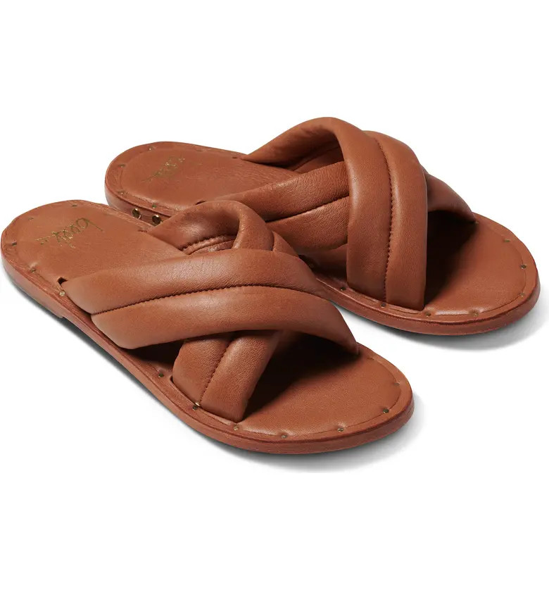 Dovetail Crisscross Slide Sandal (Women) | Nordstrom