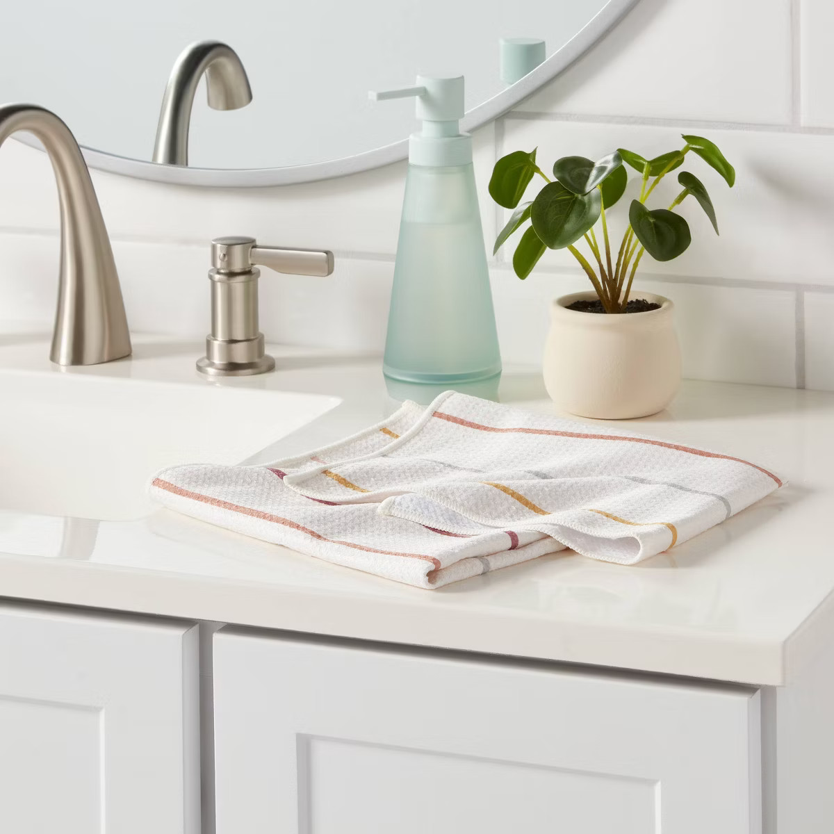 Quick Dry Striped Waffle Towel - Room Essentials™ | Target