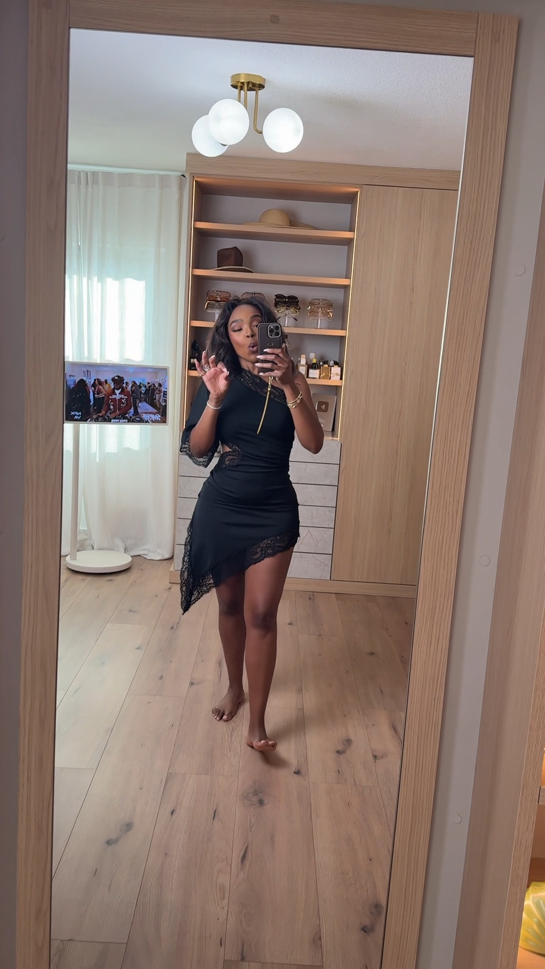 Hi babes!

Okay this black lace dress is THAT girl — the fit, the detail, the way it hugs in all the right places… obsessed. This is one of those pieces you put on and instantly feel confident.

This one is already picking up traction and has a high sell-out risk — especially for a staple black dress like this.

The lace detailing gives it that elevated look while still being super flattering and easy to wear.

Where to wear this:
• Date night
• Birthday dinner
• Vacation nights
• Special occasions

Everything is linked below.

xx Kira | @kirasfashionfinds

Measurements: 5’4” | 138 lbs | 34D | 27” waist | 40” hips

#LTKvlog #LTKootd