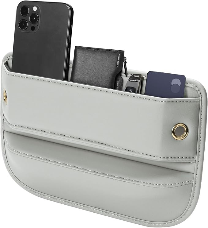 Premium Leather Car Seat Gap Filler Organizer (0.2”-1.2" Gaps), Clever Gifts for Car SUV Truck ... | Amazon (US)