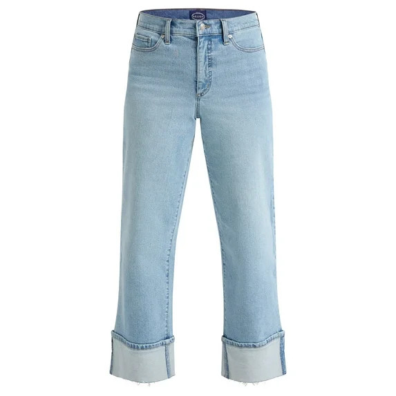 Scoop Women's and Women's Plus Benton Cuffed Ankle Jeans, 25", 27", and 29" Inseams, Sizes 0-26W | Walmart (US)