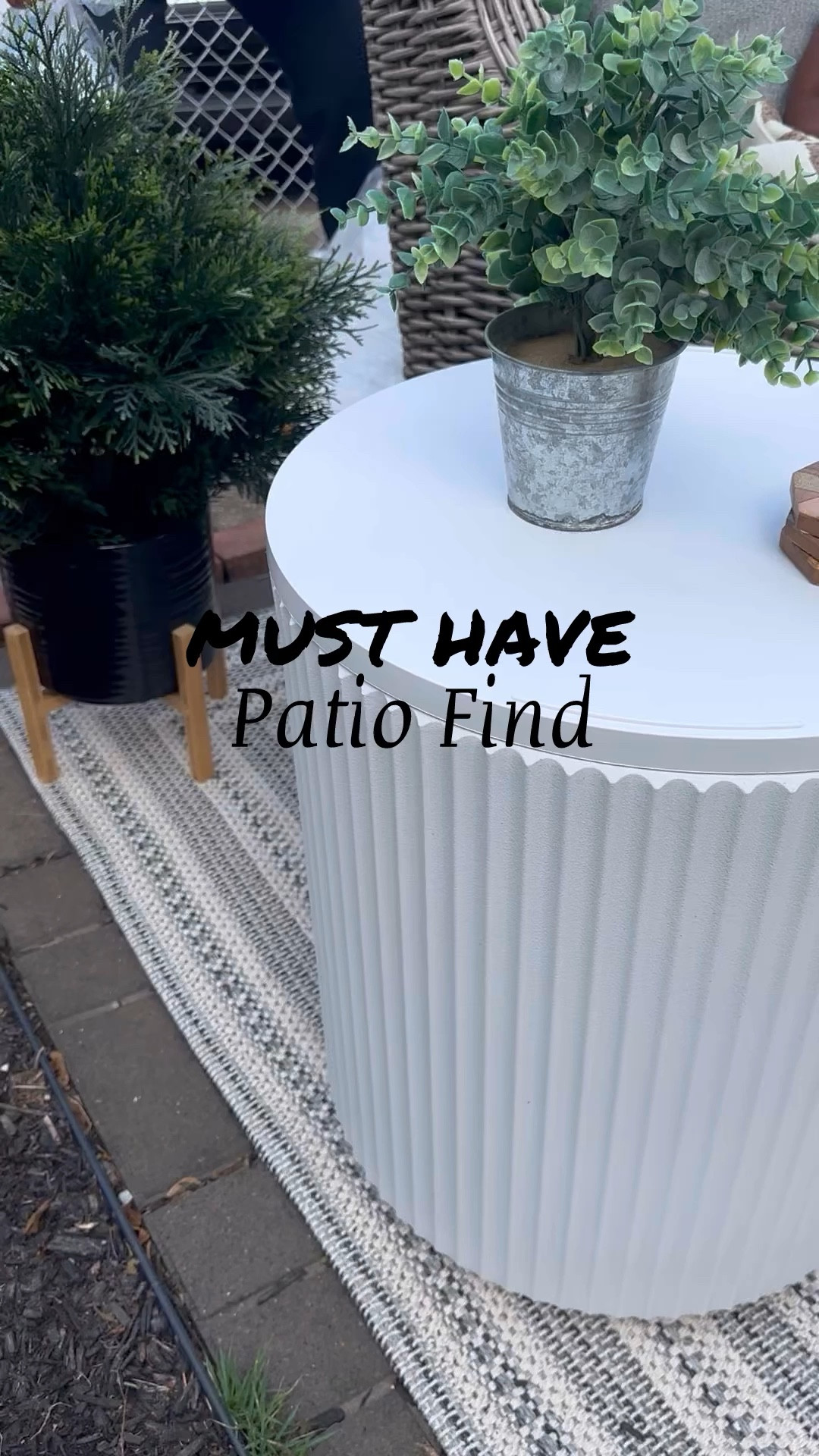 2-in-1 Side Table Cooler for entertaining 

#LTKParties #LTKSummerSales #LTKVideo