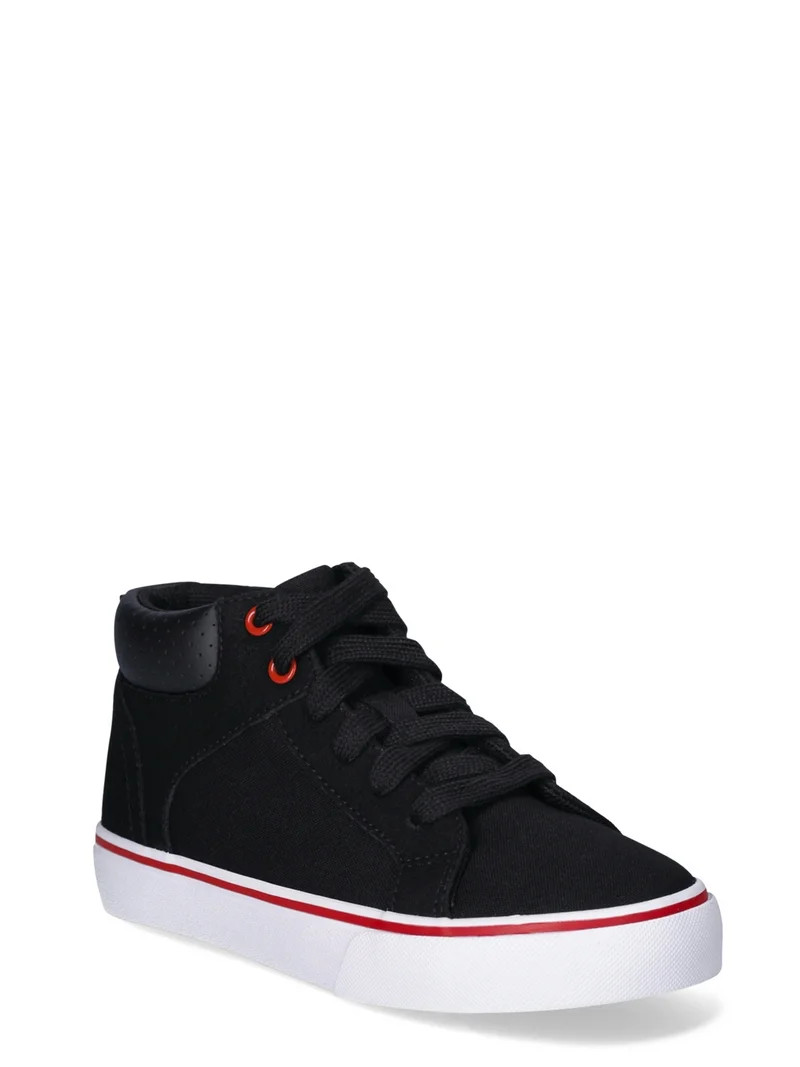 Wonder Nation Little & Big Boys Casual Mid Top Sneakers | Walmart (US)