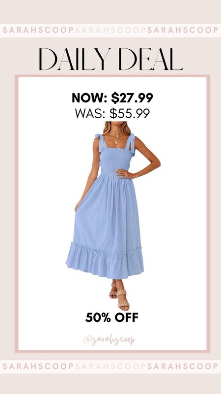 Grab your dream boho dress now! Don't miss out on this limited-time deal with 50% off!! #Amazon #AmazonDeals #deals #sale #dress #boho

#LTKfindsunder50 #LTKsalealert #LTKstyletip