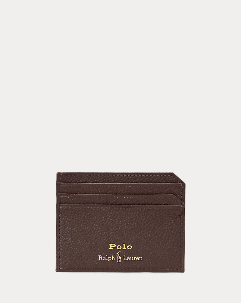 Pebbled Leather Card Case | Ralph Lauren (UK)