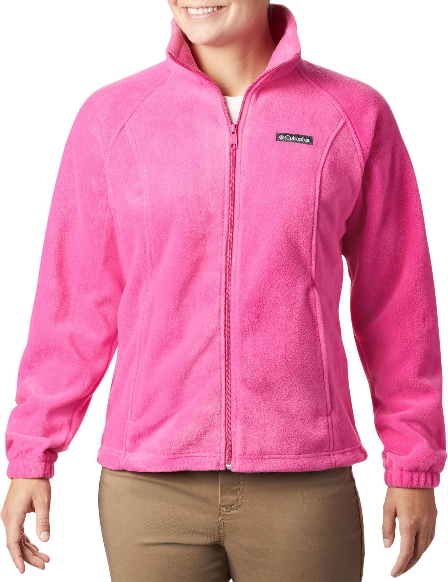 Columbia Women's Tested Tough In Pink Benton Springs Full Zip Jacket, Large, Pink Ice | Dick's Sporting Goods
