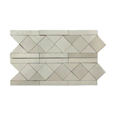 Dama 3.75" x 12" Clay Linear Mosaic Wall & Floor Tile | Wayfair North America