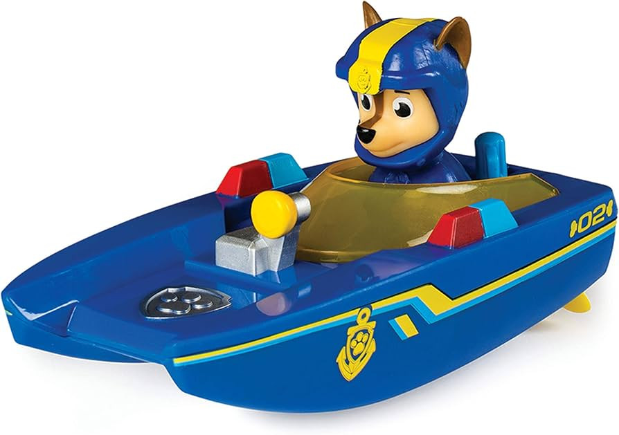 Paw Patrol Bath Toy for Boys & Girls - Chase Toy Rescue Boat - Wind-Up Pool & Water Toy for Bath ... | Amazon (US)