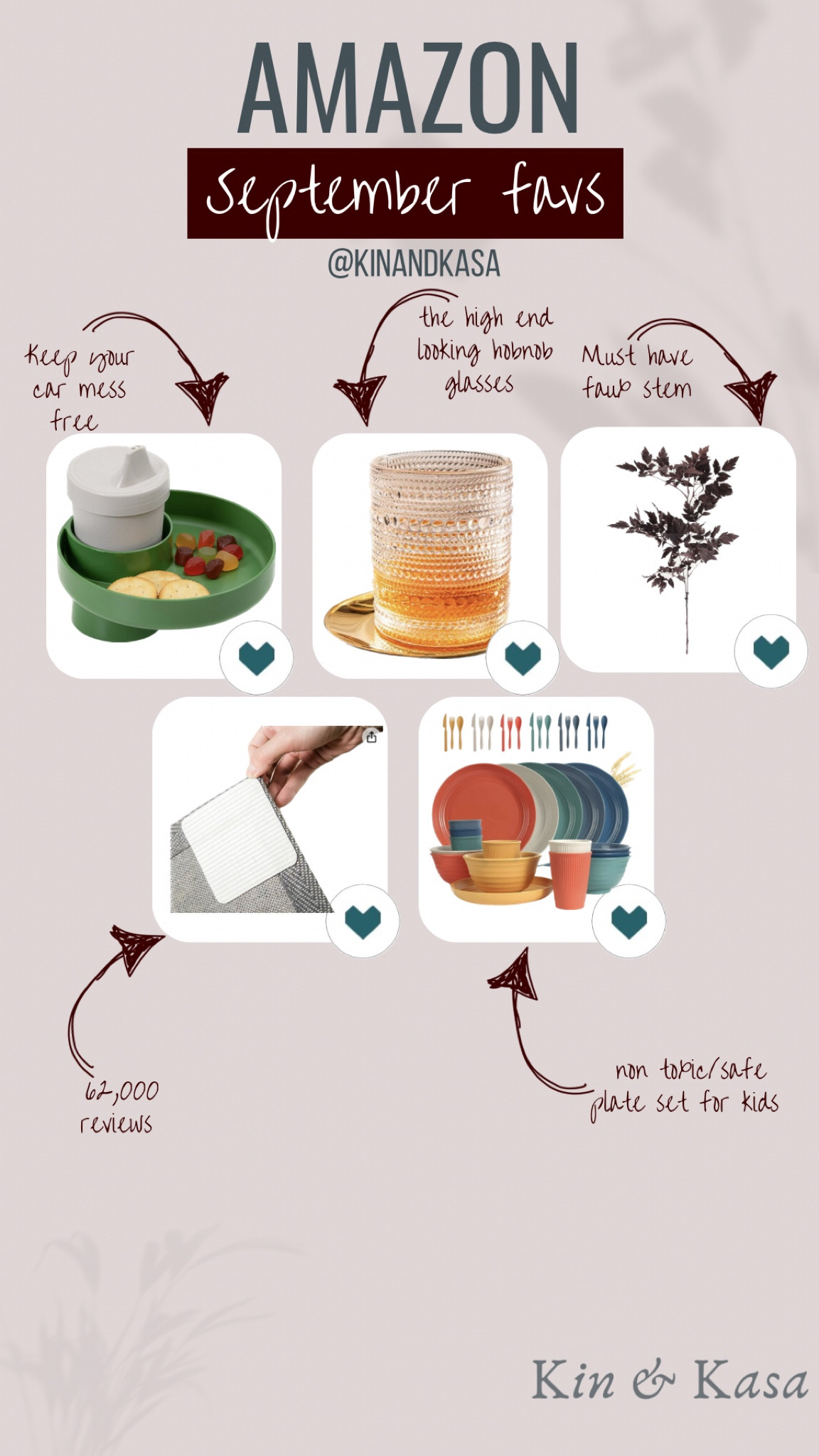 Favorite Finds for this month! Top rated Rug Grips, non toxic plate set for kids, must have fall stem + more 

#LTKfindsunder50 #LTKSale #LTKhome