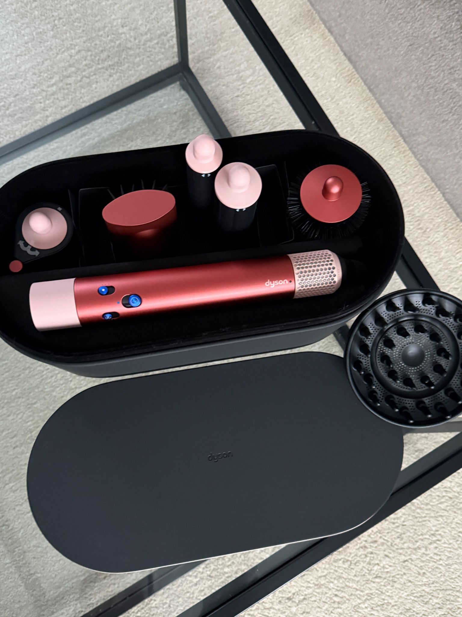 The most gorgeous colour! The new Dyson airwrap in starberry bronze and blush pink. This one comes with the two longer barrels as well as the large round brush and a diffuser! I’ve linked everywhere that has it in stock and some even have offers! Literally the perfect gift 🫶🏼 #dyson #dysonairwrap #giftguide 

#LTKgiftguide #LTKbeauty #LTKuk