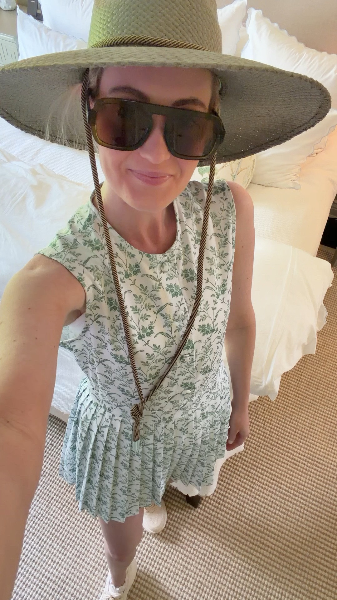 @Shopbop Byrdie golf dress and Sissy light hat!