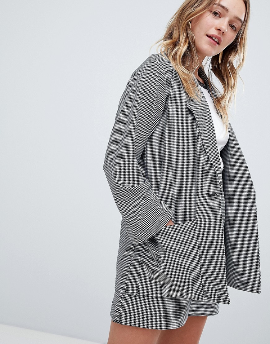 Monki Check Tailored Blazer Co-Ord | ASOS UK