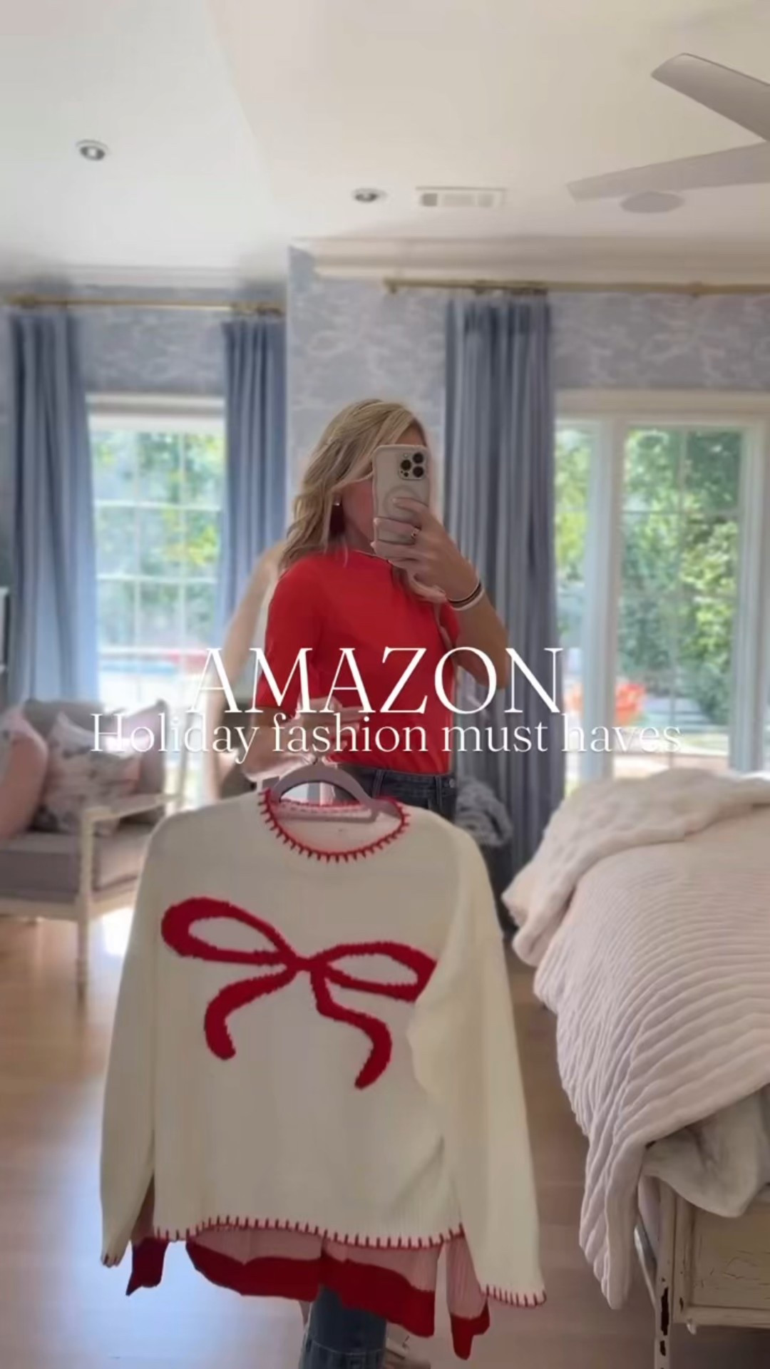 All my holiday fashion favorites in one place …  cozy knits, sparkly details, classic plaids, and those easy pieces that make every outfit feel festive. 🎀✨

From tree-trimming nights to holiday parties, these are the looks I’ll be reaching for on repeat. Simple, chic, and full of Christmas cheer. 🤍

SHOP : https://amzn.markable.ai/GIEhSxiJ

#HolidayFashion #FestiveStyle #CaseyLeighStyle #AmazonFashion #CozyAndChic #WinterWardrobe #HolidayOutfits #MerryAndBright #ChristmasStyle #SeasonOfJoy

#LTKHoliday #LTKootd #LTKGiftGuide