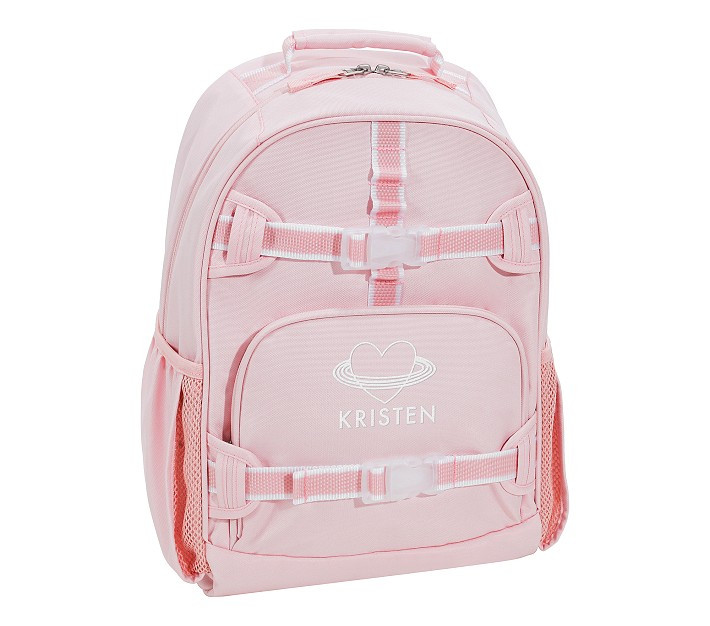 Mackenzie Blush Solid Backpacks | Pottery Barn Kids