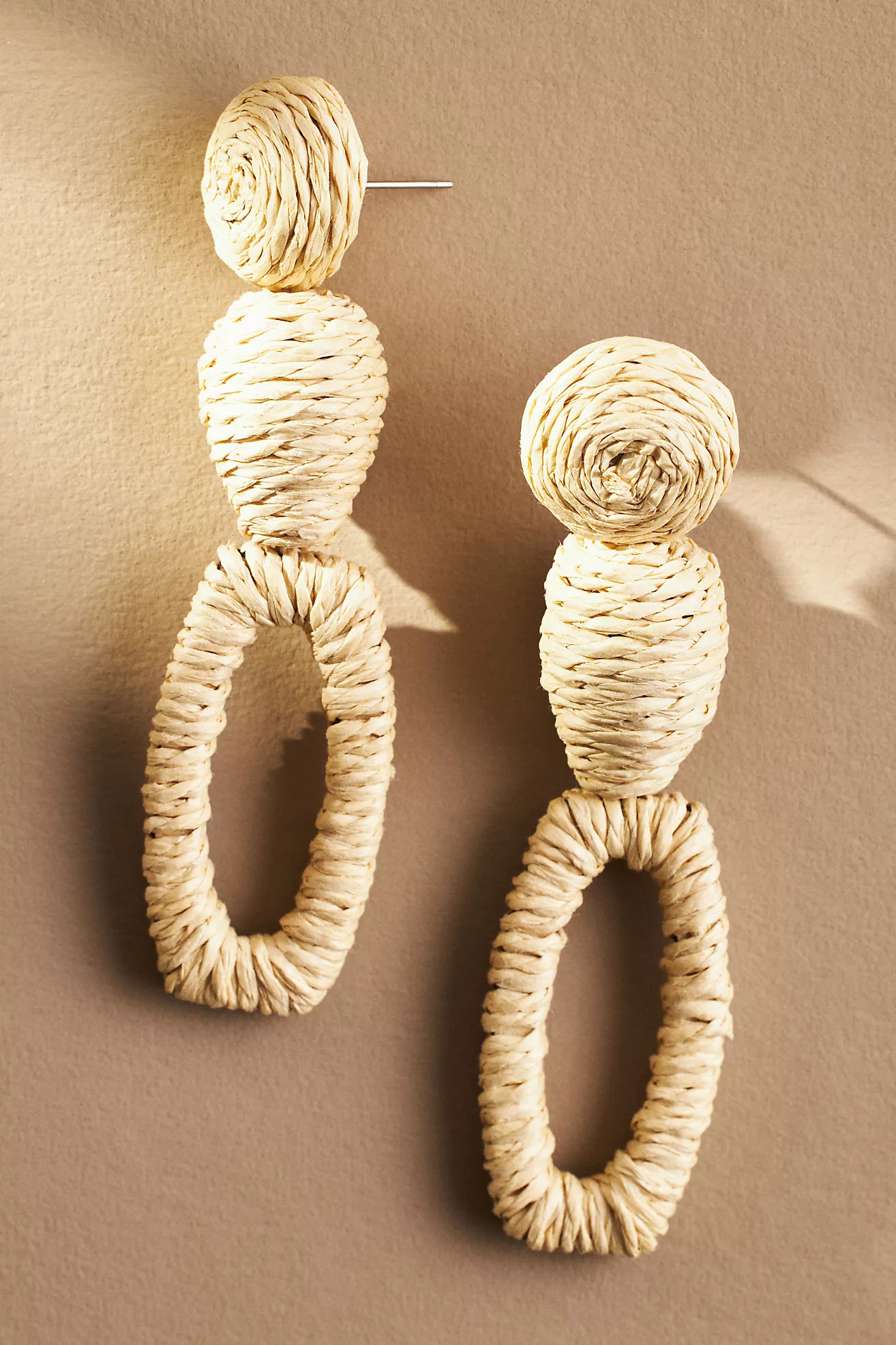 Raffia Drop Earrings | Anthropologie (US)