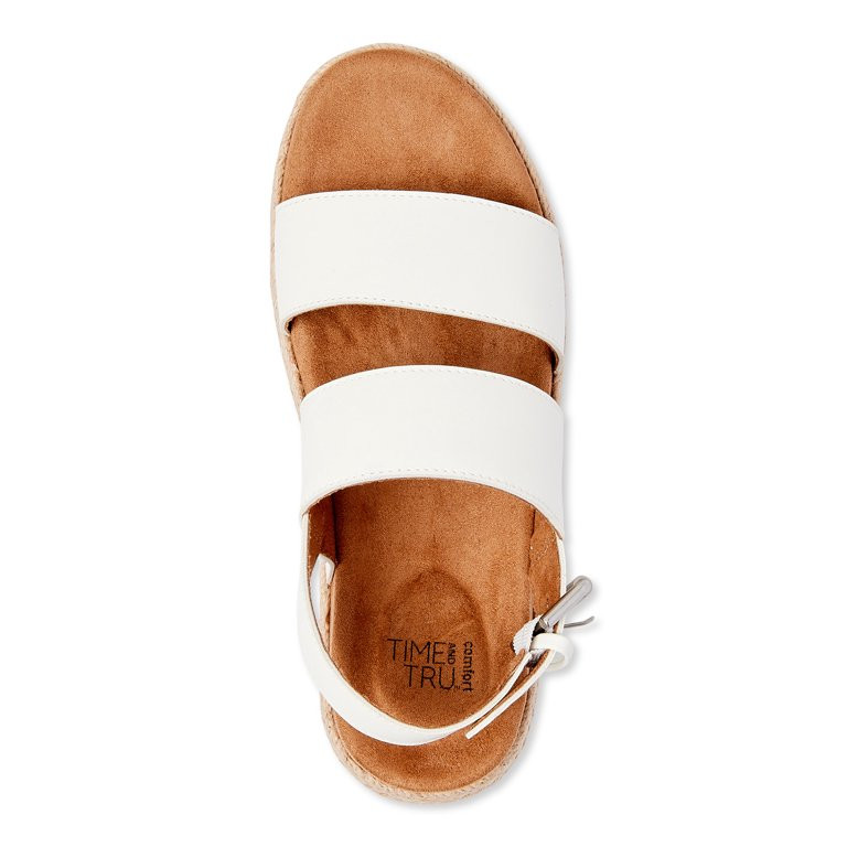Time and Tru Comfort Women's Flatform Sandals - Walmart.com | Walmart (US)