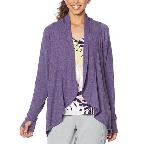 Comfort Code Hi-Low Shawl Collar Wrap - 9218028 | HSN | HSN