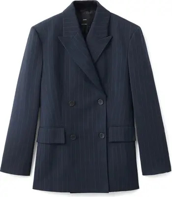 Selection Pinstripe Double Breasted Blazer | Nordstrom