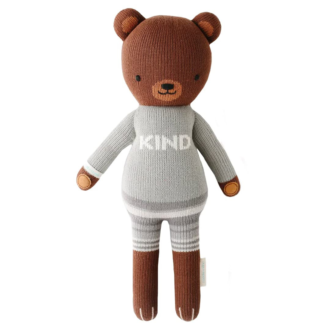 cuddle + kind Oliver The Bear Little 13" Hand-Knit Doll – 1 Doll = 10 Meals, Fair Trade, Heirlo... | Amazon (US)