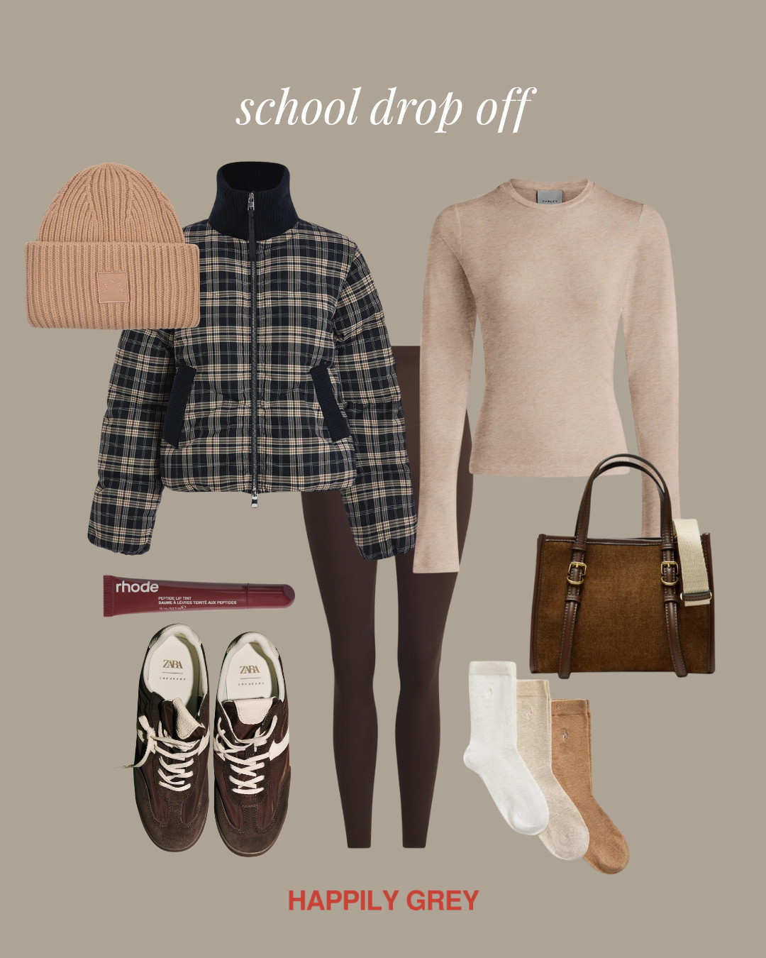 school drop off outfit idea🤎 

 #LTKootd #LTKmomlife #LTKFindsUnder100