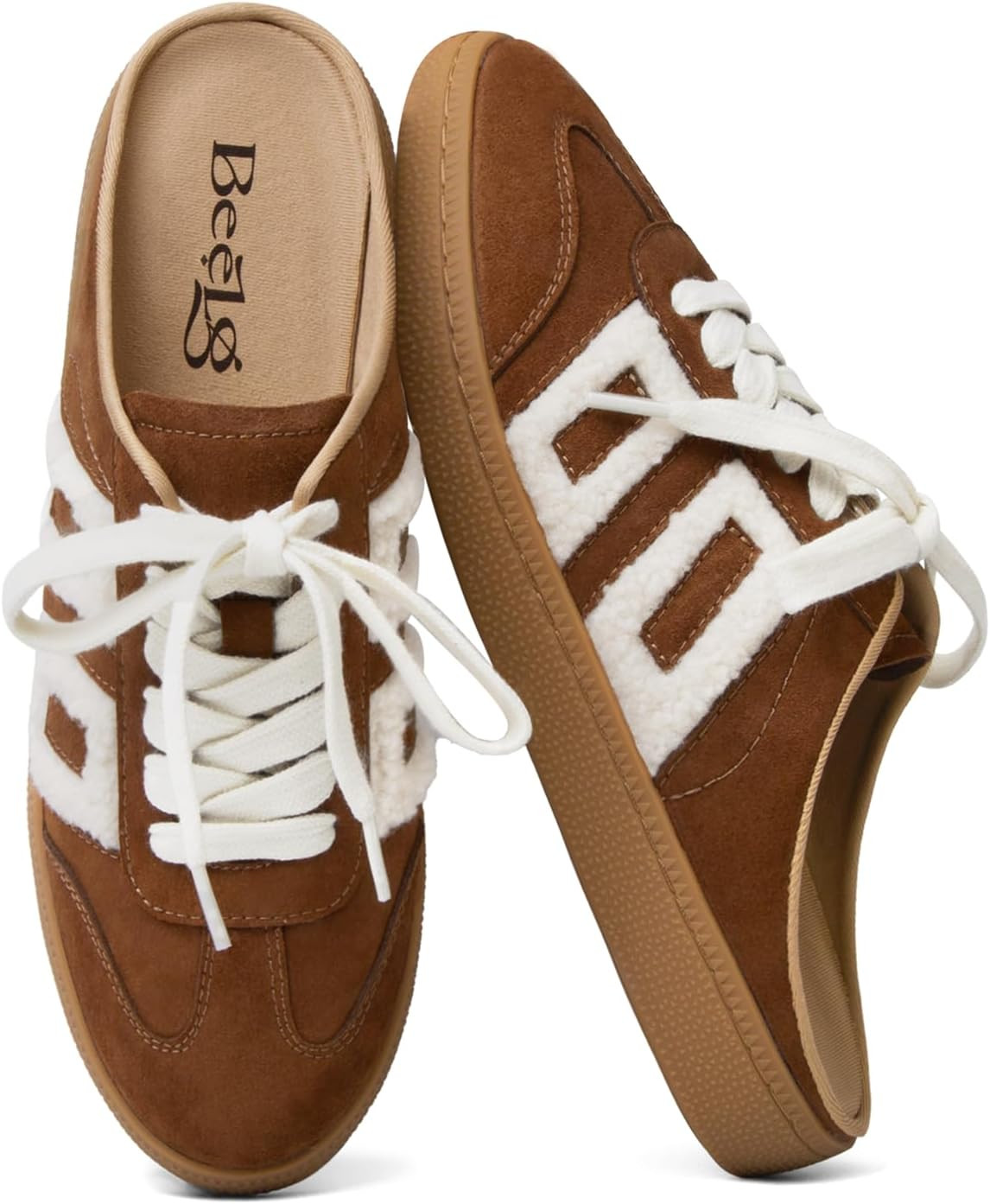 Mule Sneakers for Women Slip On Backless Fashion Sneakers Casual Slides Sneaker Comfortable Walking Shoes | Amazon (US)